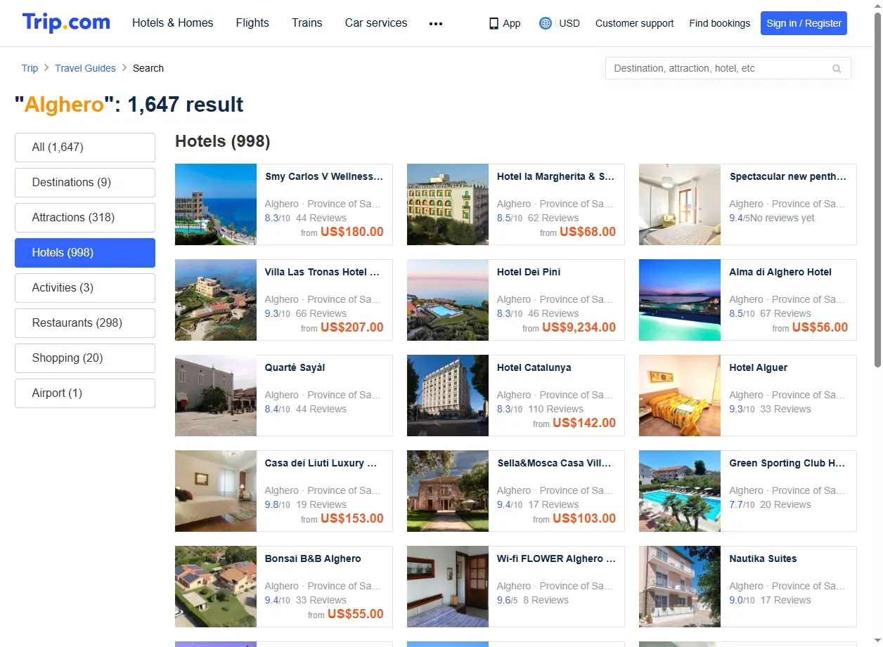 Offerte Hotel Alghero
