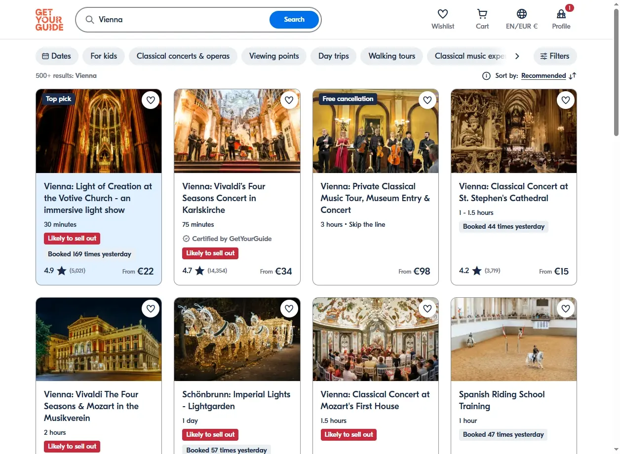 Tour e Attività a Vienna