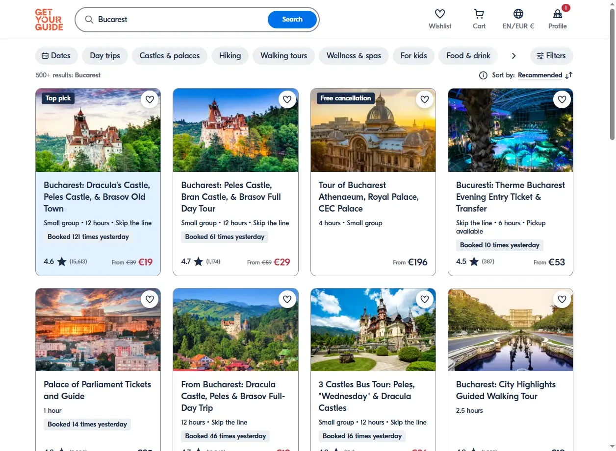Attività e Tour a Bucarest