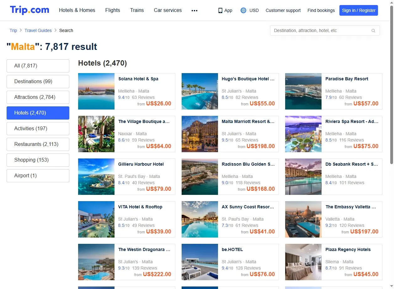 Offerte Hotel a Malta