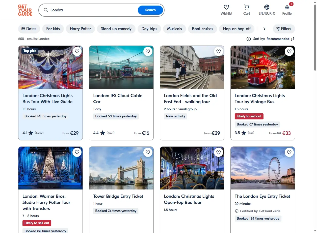 Attività e Tour a Londra