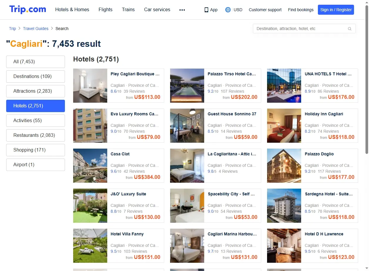 Offerte Hotel a Cagliari