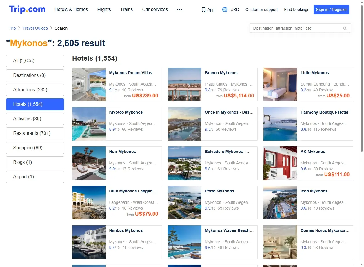 Offerte Hotel Mykonos
