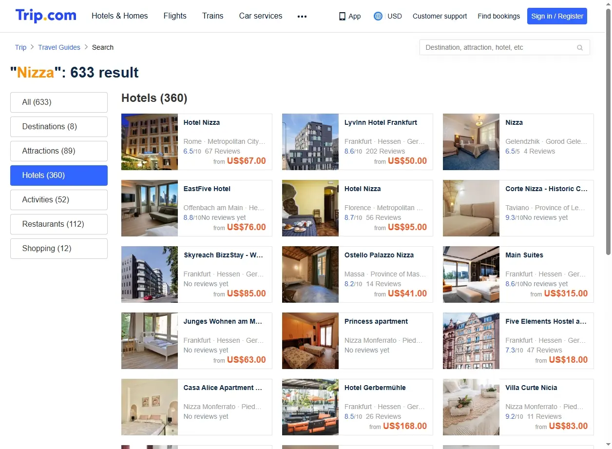 Offerte Hotel Nizza, Prenota Subito