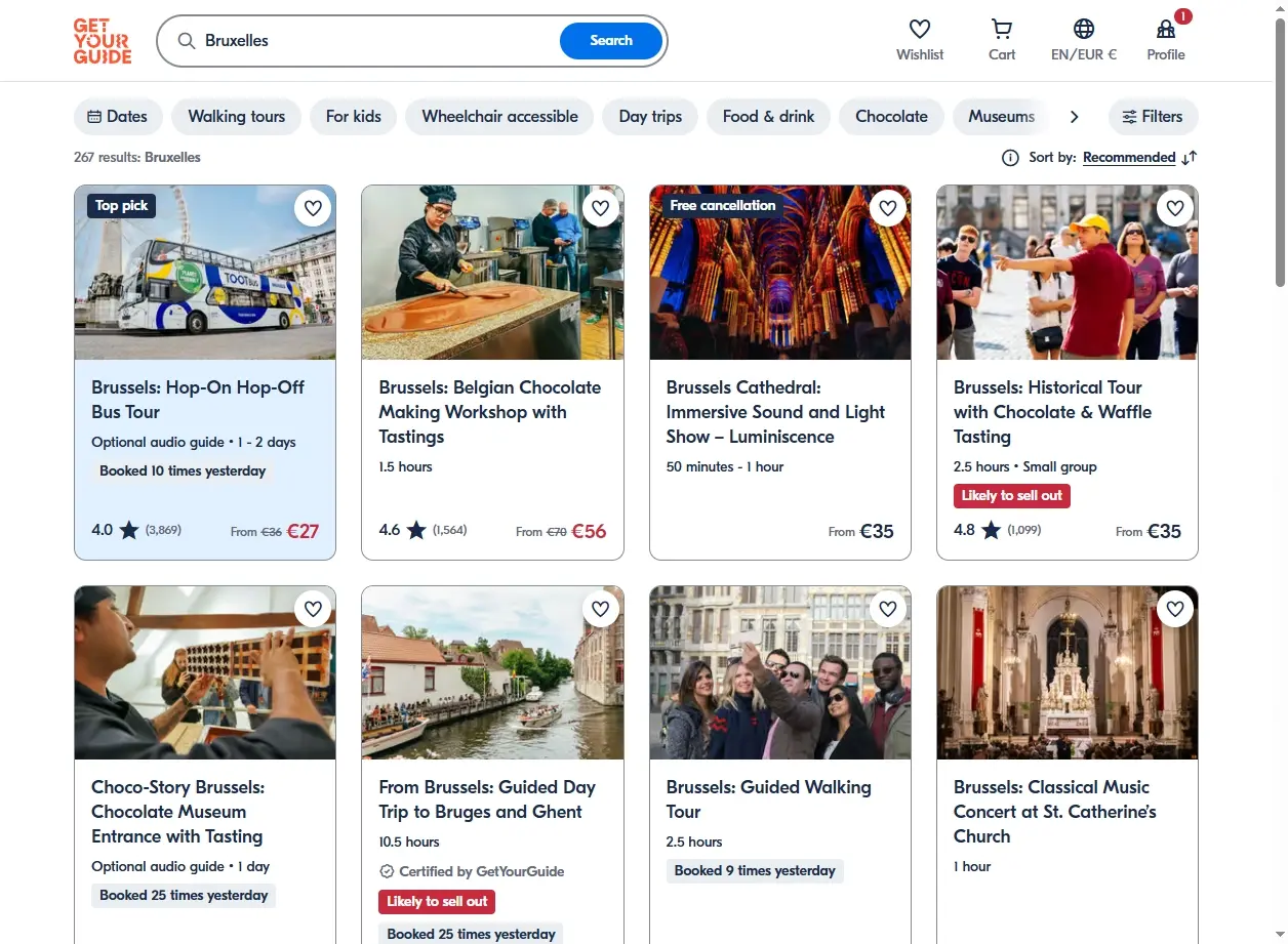 Attività e Tour a Bruxelles