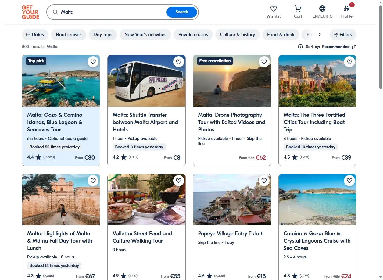 Attività e Tour a Malta