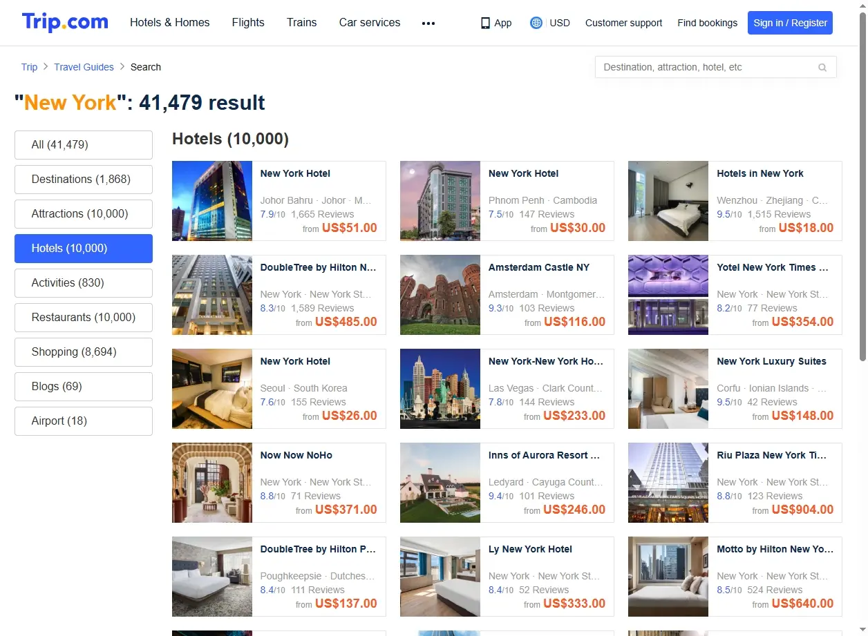 Offerte Hotel a New York