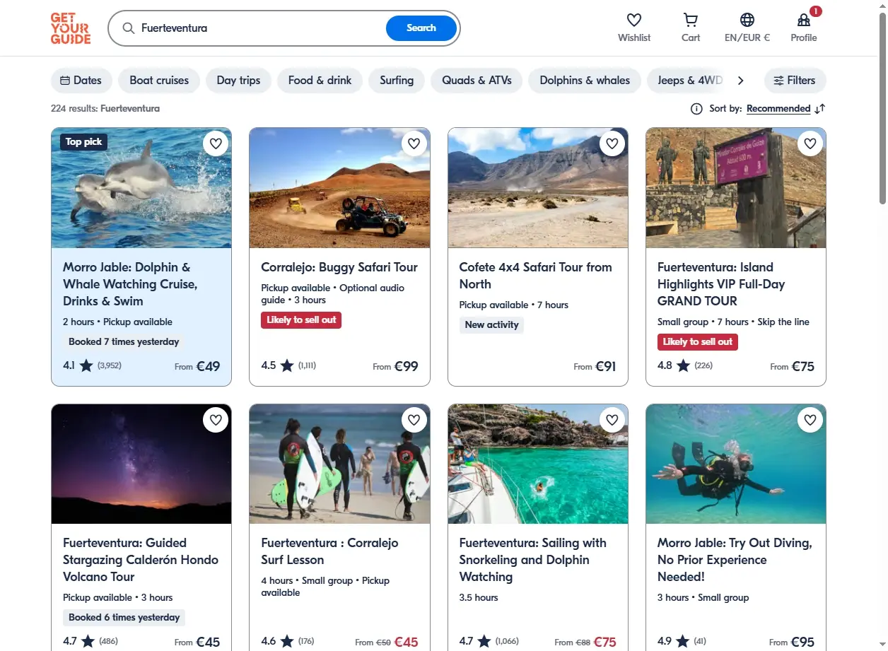 Attività e tour Fuerteventura GetYourGuide