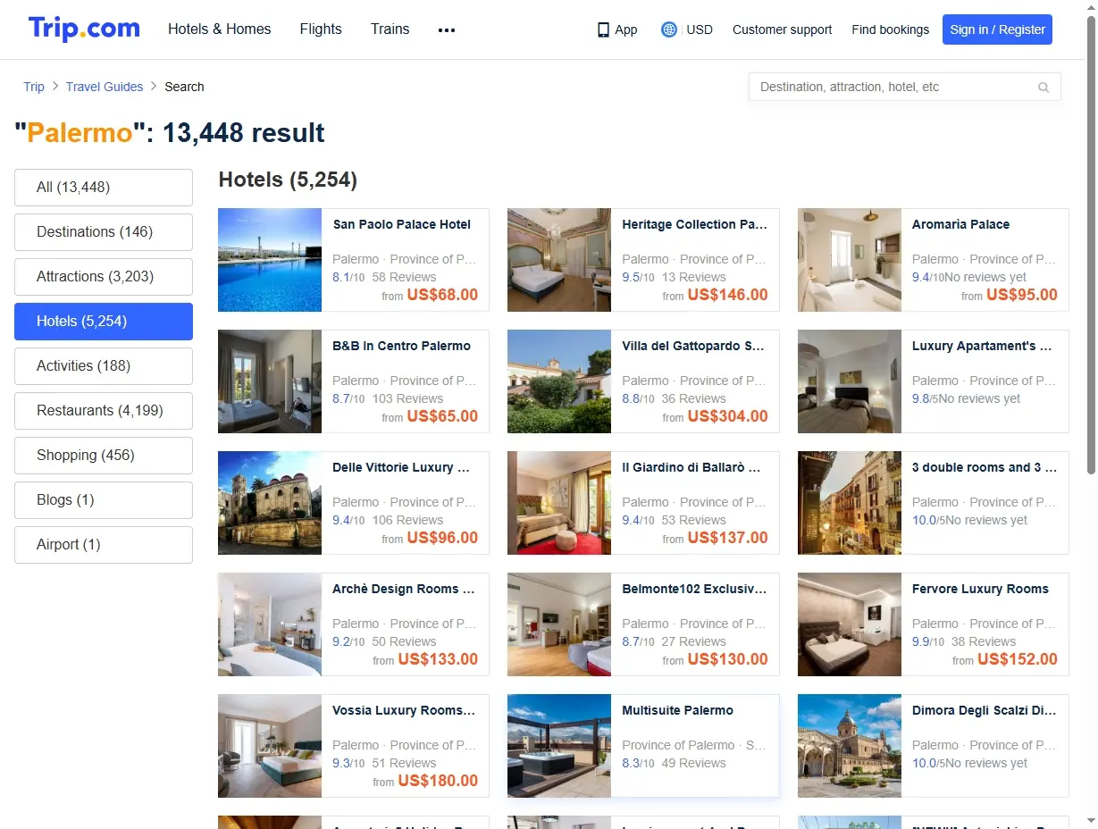 Offerte Hotel a Palermo