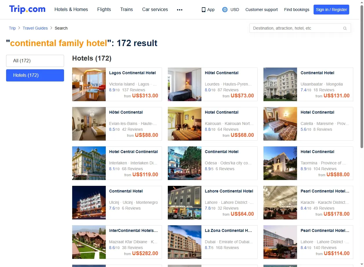 Offerte Speciali per Continental Family Hotel in Italia