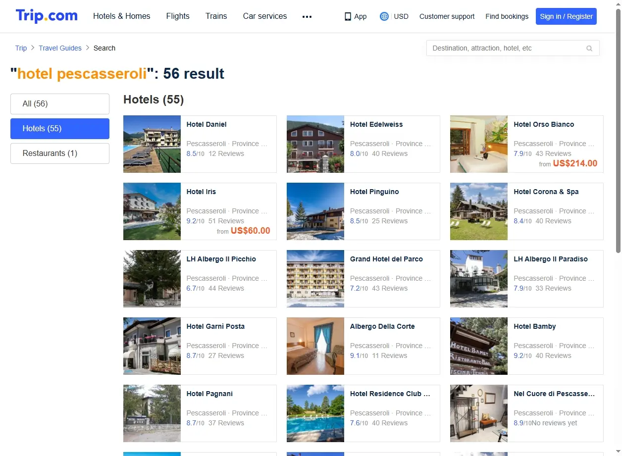 Offerte hotel pescasseroli