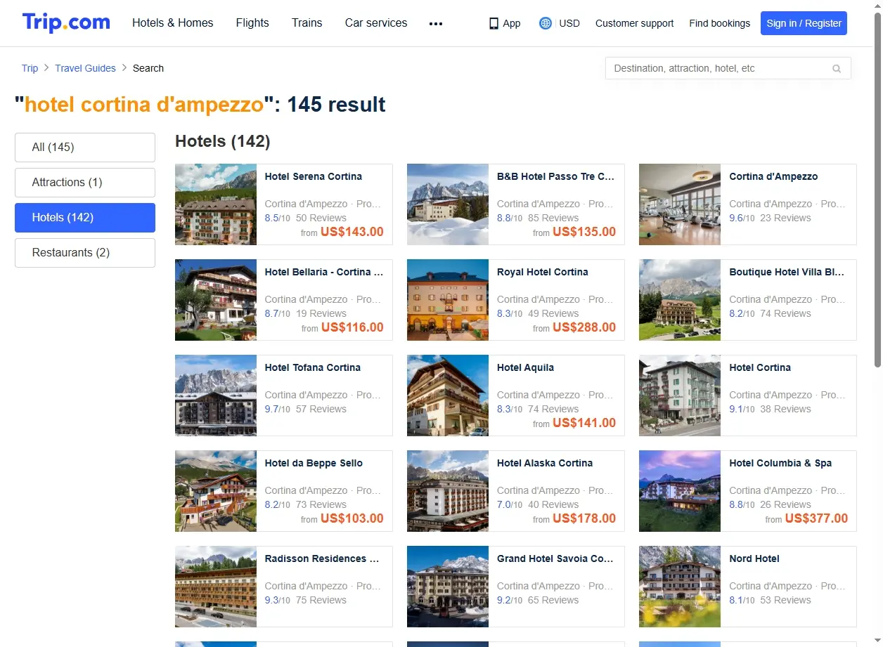 Offerte Hotel Cortina d'Ampezzo