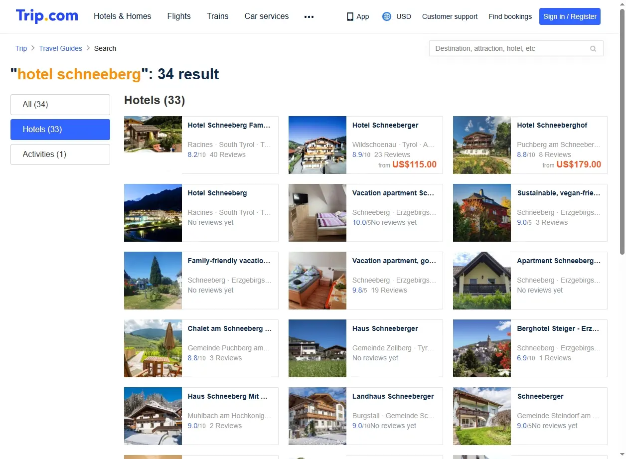 Offerte Hotel Schneeberg su Trip.com