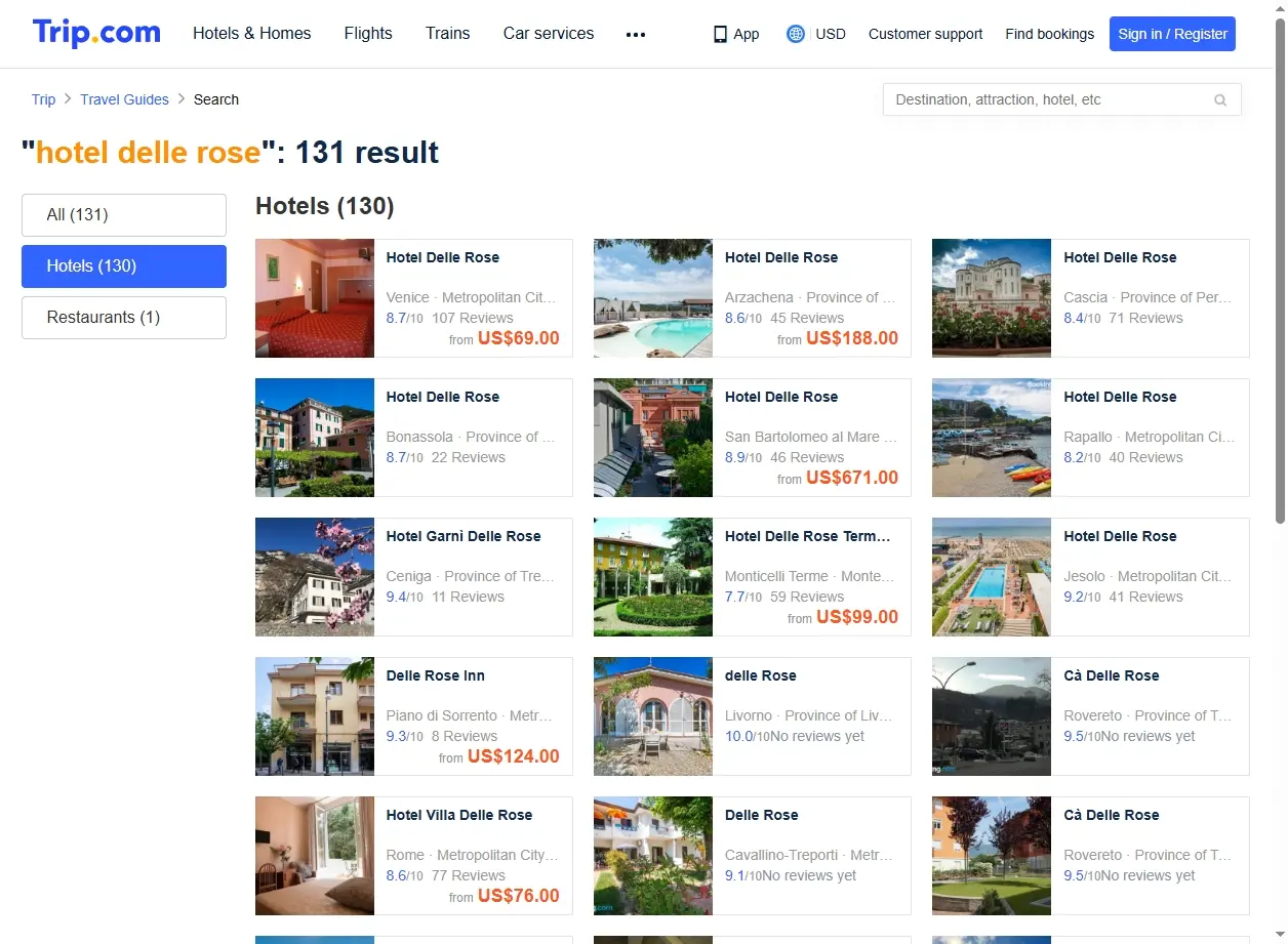 Offerte speciali Hotel Delle Rose