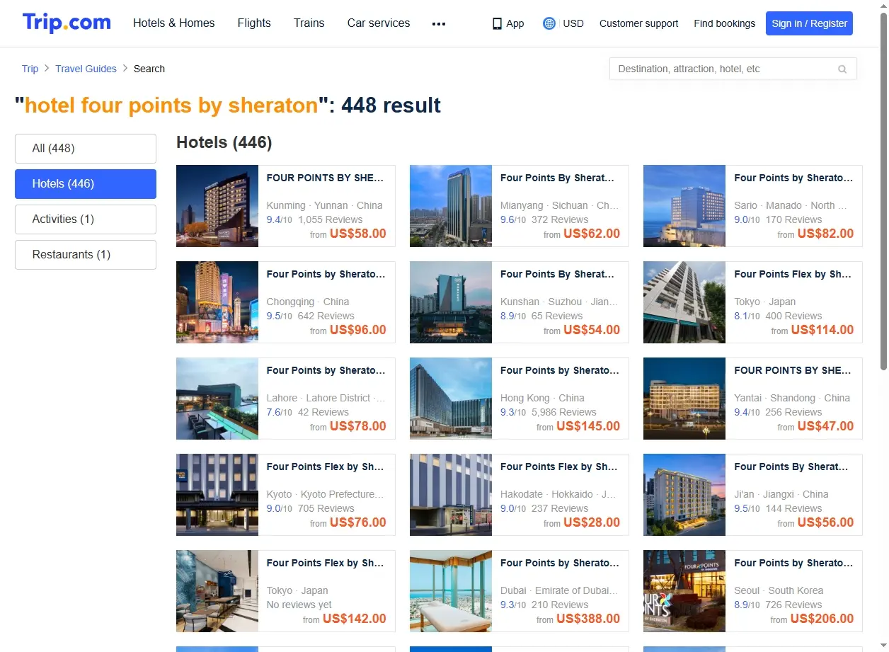 Offerte speciali per hotel Four Points by Sheraton in tutto il mondo