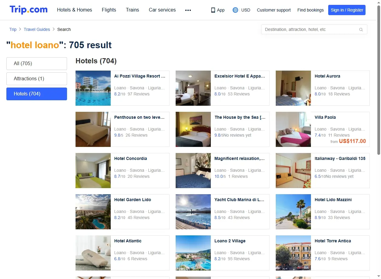 Offerte Speciali per Hotel Loano su Trip.com
