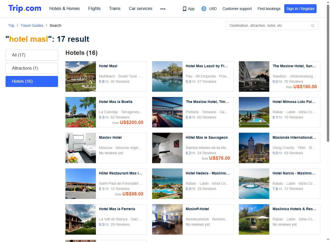 Offerte Hotel Masl su Trip.com