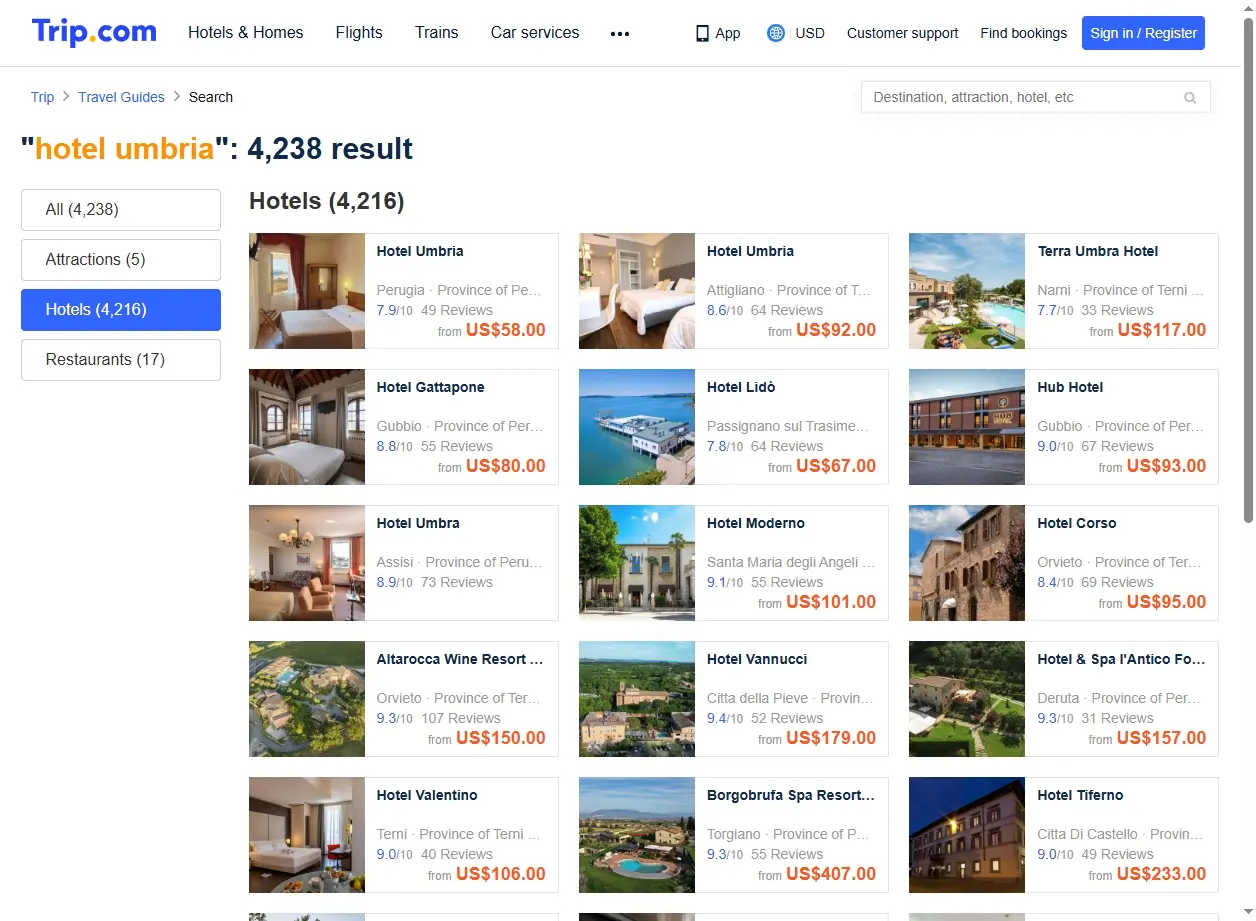 Offerte Hotel Umbria