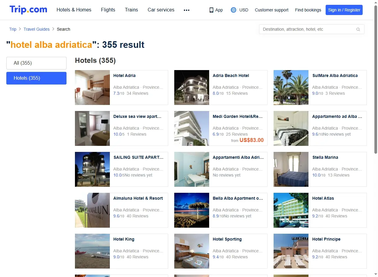 Offerte speciali per hotel ad Alba Adriatica