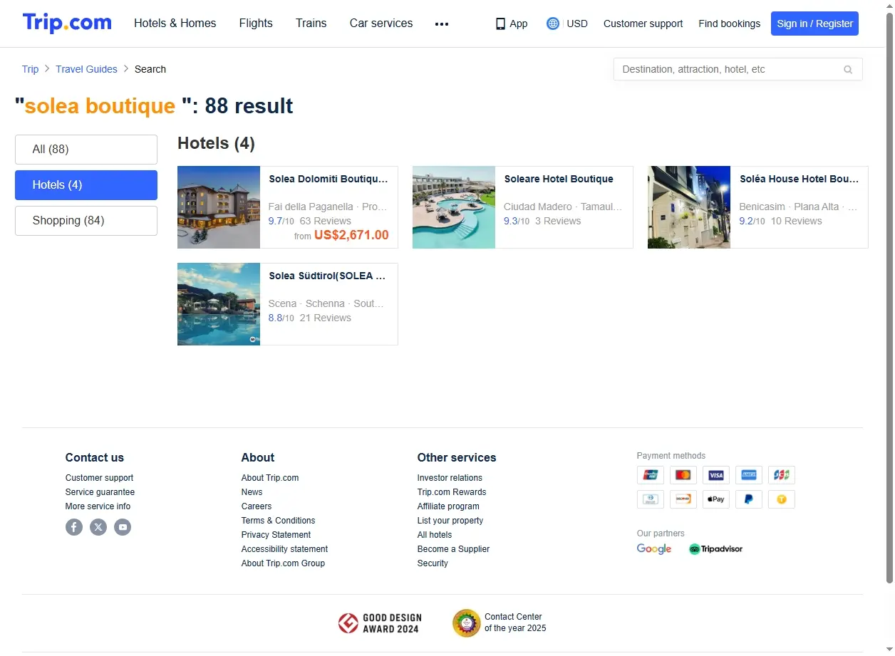 Offerte Esclusive Solea Boutique & Spa Hotel