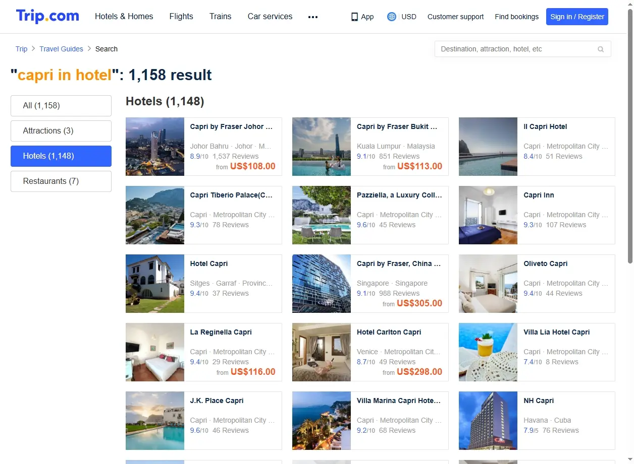 Offerte speciali hotel a Capri