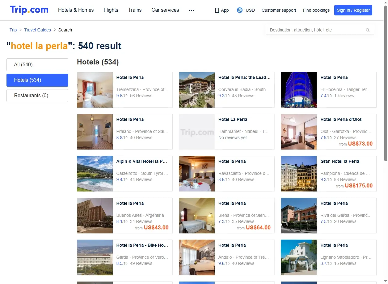 Offerte speciali per Hotel La Perla